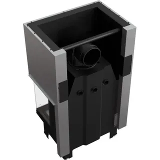 Intelligenter Kamineinsatz KRATKI NBC 800/400 10 kW Ø 200 mit Schiebetür MSK