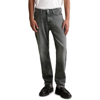 Straight-Jeans MARC O'POLO DENIM "Sverre", Herren, Gr. 32, Länge 30, bunt (medium grau), Denim/Jeans, Obermaterial: 100% Baumwolle, straight fit, Jeans Straight-Jeans, mit dezenter Waschung, gerades Bein, reine Baumwolle