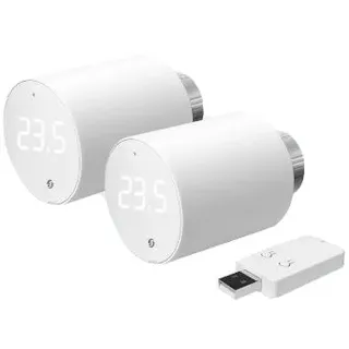 Shelly BLU TRV Heizkörperthermostat, inkl. Shelly BLU Gateway Heizungssteuerung, 2er-Pack