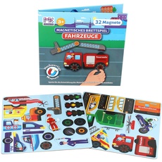 Bild Magnetspiel Fahrzeuge 32 Puzzle-Magneten