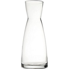 ilios Wasserkaraffe aus Glas Ypsilon 1 L mit Eichung, 6 Stück
