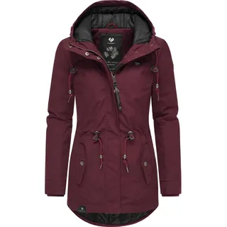 Ragwear Wintermantel »Winterjacke Monadis Black Label«, rot