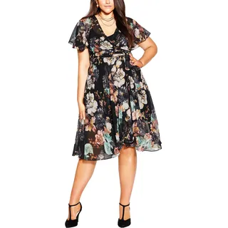 City Chic Damen Plus Size Epic Fleur Kleid, 50