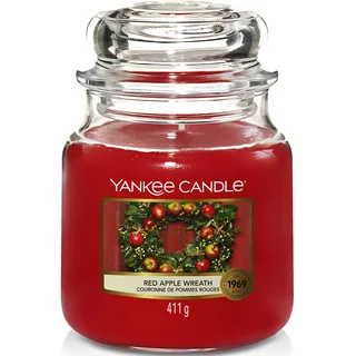 Yankee Candle Red Apple Wreath mittelgroße Kerze 411 g