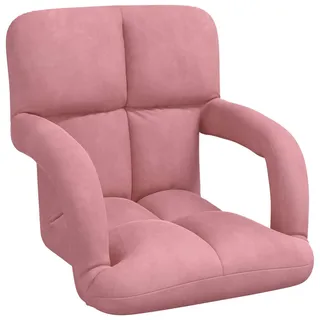 vidaXL Bodenstuhl Rosa 58 x 62 x 58 cm Samt - Rosa