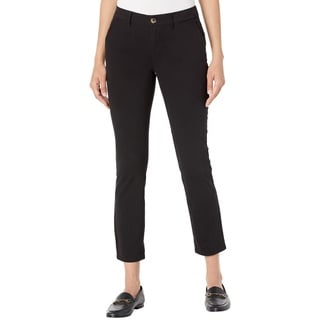 Tommy Hilfiger Damen Hampton Chino Pants - leichte Hose mit entspannter Passform, Schwarz, 46 (Etikettengröße: 14)