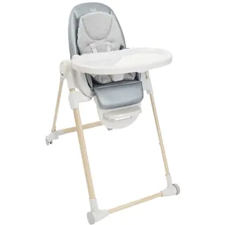 Chicco Polly Armonia Kinderhochstuhl für Babys von Geburt bis 40 kg, 9 Höhenstufen, 3 Neigungspositionen, verstellbarer Fußstütze, Hochstuhl 3in1, Kompakt verstaubar, 4 Räder, Modernes Design, Grün