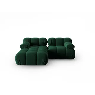 micadoni Modulares-Ecksofa, Grün, Textil, 3-Sitzer, L-Form, 191x157 cm, Hergestellt in Europa, Oeko-Tex®, Wohnzimmer, Sofas , Couches, Wohnlandschaften, Ecksofas