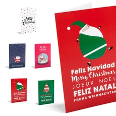 UNICEF - Pack mit 10 Weihnachtskarten, Festive One World