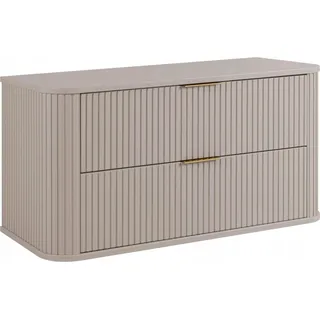 Rodan | Badezimmerschränke 100cm | Beige Matt - Holz | B/H/T 100/52/41cm | ELEGANCE | Waschbeckenunterschrank, Badmöbel, Unterschränke, Waschtisch - Beige