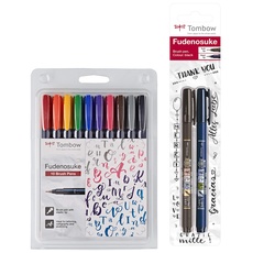 Bild Fudenosuke Brush-Pens farbsortiert