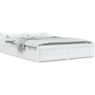 VidaXL 3103545, Weiß, 140,5 cm, 195,5 cm, 51 cm, 1350 x 1900 mm, 900 x 570 x 180 mm - Weiß