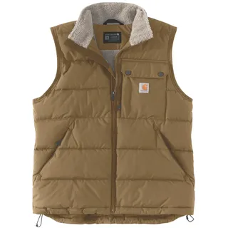 Fleeceweste CARHARTT "Montana", Herren, Gr. S, braun, Obermaterial: 100% Nylon NY., Westen Fleeceweste