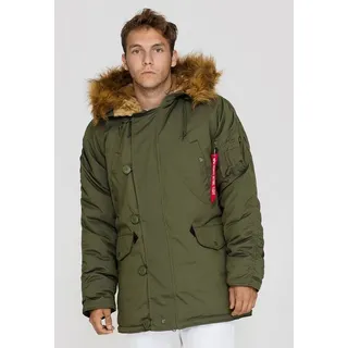 Alpha Industries Winterjacke Explorer dunkelgrün Herren,