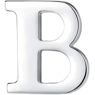 HONEY BEAR 1 Stück Buchstaben Brief Broschen Pins A bis Z, Edelstahl für Herren/Damen Anzug Hemd, Geschäft Hochzeit Geschenk,Silber,MEHRWEG (B 0.59inches)