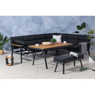 Gardissimo NARA Ecklounge Gartenmöbel Sitzgruppe Holzoptik braun rechts