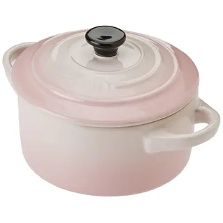 Le Creuset Mini Cocotte aus Steinzeug, 250 ml, ⌀ 10 cm, Shell Pink,