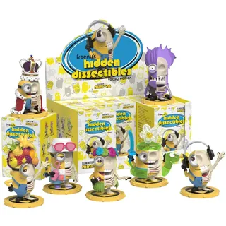 Mighty Jaxx Freeny's Hidden Dissectibles Minions (Vacation Edition) | Blind Box Spielzeug Sammelfiguren | Eine Packung – enthält eine zufällige Figur, Gelb