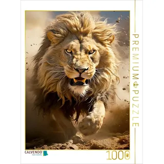 Calvendo Puzzle Löwe 1000 Teile Lege-Größe 64x48cm Foto-Puzzle für glückliche Stunden