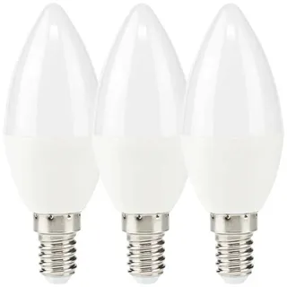 Nedis LED-Kerze 2,8W E14 matt 3er Pack 250lm 2700K Ersatz für 26W Lebensdauer 15000h
