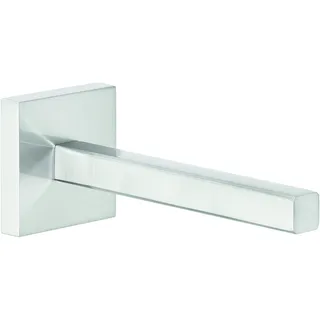 Tesa EXXCLUSIV Ersatzrollenhalter für Toilettenpapier, verchromt - zur Wandbefestigung ohne Bohren, inkl. Klebelösung - 50mm x 50mm x 132mm