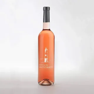 Edition Wattenmeer, Motiv: Leuchtturm Amrum, Rotling von der Mosel in Gravur-Flasche, Sommerwein