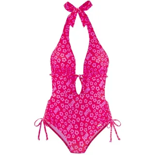 Buffalo Badeanzug Damen rot-bedruckt Gr.34 Cup A/B