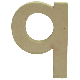Décopatch AC829C - Kleiner Buchstabe aus Pappmaché, m 1,5x9,5x8,5cm, perfekte Deko für das Zuhause, 1 Stück