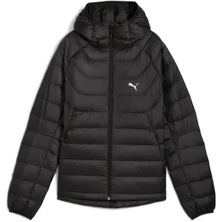 Daunenjacke PUMA "PACKLITE HOODED DOWN JACKET", Damen, Gr. XS, schwarz (puma schwarz), Rippware, Obermaterial: 100% Polyester. Futter: 100% Polyester. Wattierung: 90% Entendaune, 10% Federn, unifarben, regular fit normal, Jacken Daunenjacke, mit Kapuze, mit warmCELL Isolierung, mit WindCELL Technologie