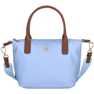 Tommy Hilfiger Popette Mini Tote Umhängetasche Textil Light Blue