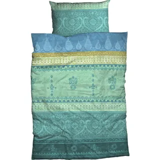 Indi Satin smaragd 200 x 200 cm + 2 x 40 x 80 cm