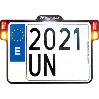 Heinz Bikes All-In-One 2.0, 3in1 Rück-/Kennzeichenl./Blinker - Schwarz - 220 x 160 mm