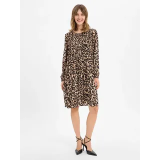 Betty Barclay A-Linien-Kleid Schwarz/Beige 42