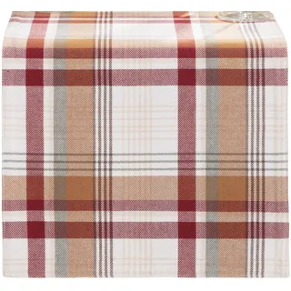 Elrene Home Fashions Seneca Tischläufer, kariert, Herbst/Erntedankfest, Baumwolle, 33 x 229 cm