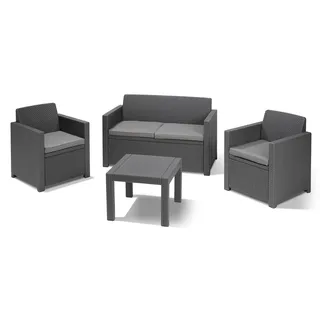 Allibert 213968, Anthrazit, Grau, Polypropylen (PP), 59 cm, 59 cm, 43 cm, 65 cm - Grau