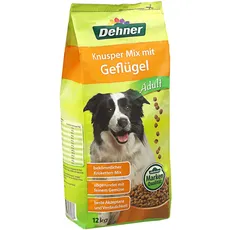 Bild Hundefutter Knusper-Mix, Trockenfutter, für Hunde, Geflügel,