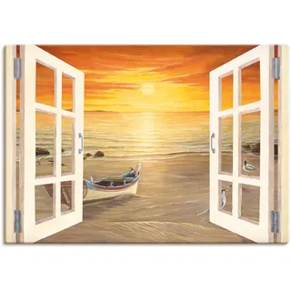 Artland Leinwandbild »Möwen« Meer Bilder 1 Stk. tlg. als Alubild, Leinwandbild, Wandaufkleber oder Poster in versch. Größen, braun