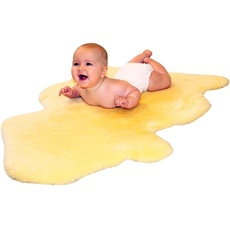 Bild »Baby-Lammfell«, fellförmig, echtes Lammfell, waschbar, Kinderzimmer, beige