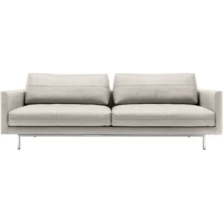 creation by rolf benz 3,5-Sitzer »CR.414, Designsofa, edles Sofa, Loungesofa, Ledersofa, klares Design«, aus Leder oder Chenille, erstklassiger Sitzkomfort, legere Polsterung