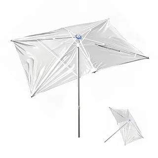 RTVGNSZSJL Rechteckig Gartenschirm 4m 3m 2m Transparenter Terrassenschirm Wasserdicht Großer Marktschirm Tischschirm Für Balkon, Strand, Höfe(3x2m/10x6.5ft)