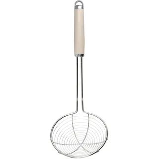 KitchenAid Schöpfsieb, Schaumlöffel aus Edelstahl – Almond Creme