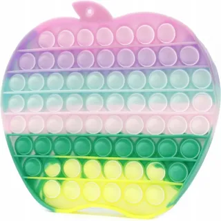 Push Pop It Fidget Toy Apfel - Sensorisches Antistress Spielzeug für Kinder & Erwachsene