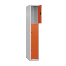 CP Schließfachschrank Classic Plus reinorange 080000-103 S10000, 3 Schließfächer 30,0 x 50,0 x 185,0 cm