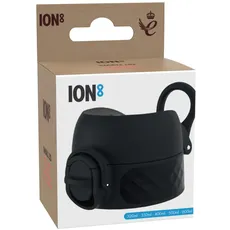 Ion8 Auslaufsicherer Ersatz OneTouch 2.0 Trinkflaschendeckel, BPA-frei, Schwarz, Klein, 350ml / 500ml