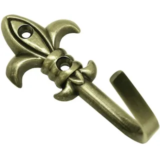 GARDINIA Zierhaken (Raffhaken) Lilie, zum Raffen und Drapieren, goldfarben