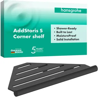 Hansgrohe AddStoris S Seifenkorb, 41761670, Farbe: Mattschwarz,