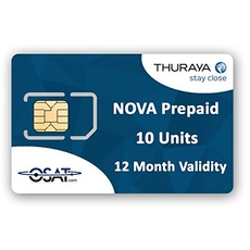 OSAT Thuraya Satellitentelefon NOVA SIM mit 10 Einheiten (11 Minuten)