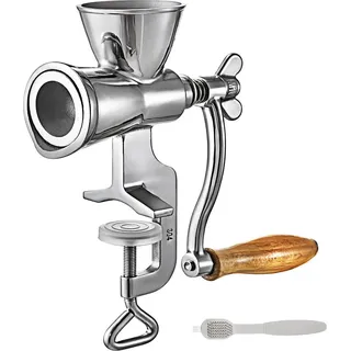 Vevor Kornmühle Handmühle 304 Edelstahl Getreidemühle Mohnmühle 1,2 kg manuell mit einer Bürste kornmühle getreidemühle