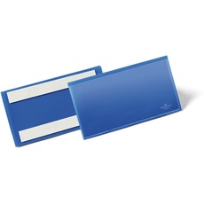 Bild 176207 Etikettentasche, selbstklebend Blau (B x H) 163mm x 67mm