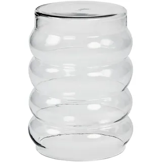 Livetastic Beistelltisch , Transparent , Glas , rund , zylindrisch , 39x42x39 cm , Wohnzimmer, Wohnzimmertische, Beistelltische, Beistelltische rund